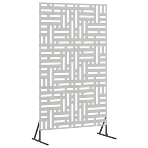 vidaXL Privātuma ekrāns 100 x 50 x 180 cm Cinkota tērauda Sudraba