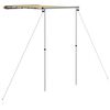 vidaXL kempera un treilera nojume, 1,2x2x2,15 m, bē&scaron;a