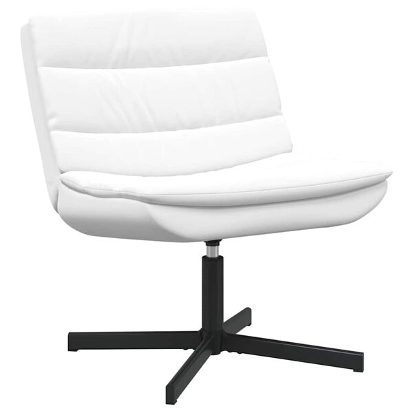 vidaXL Grozāmkrēsls Balts 63 x 75 x 76 cm PU