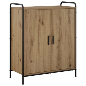 vidaXL Apavu skapis 76 x 36,5 x 93 cm Inženierijas koks Artisan Ozols