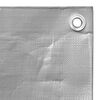 vidaXL brezenta pārklājs, 260 g/m&sup2;, 8x12 m, pelēks, HDPE