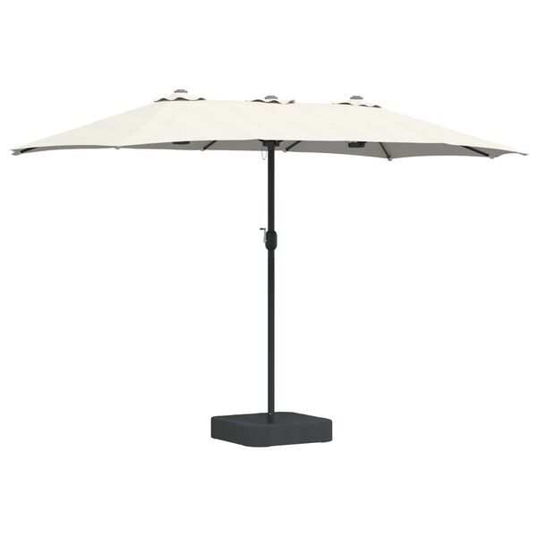 vidaXL Dārza parasols Smil&scaron;ains un Antracīts 385 x 209 x 244 cm