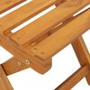 vidaXL Dārza krēsls 4 pcs Eļļa dabīgā 40 x 42 x 85 cm