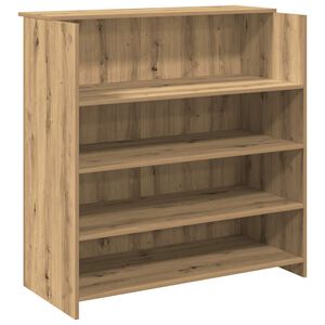 vidaXL reģistratūra, koka krāsa, 100x50x103,5 cm, inženierijas koks