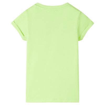 Bērnu T-krekls, neona dzeltens, 92