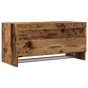 vidaXL Skapis Old Wood 70x32,5x35 cm Engineered Wood