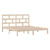 vidaXL gultas rāmis, 180x200 cm, Super King izmērs, masīvkoks