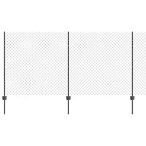 vidaXL Kāpuķu sietu žogs ar stabu 10 x 1,2 m (Platums x Augstums)