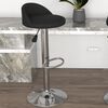 vidaXL bāra krēsls, melna mākslīgā āda
