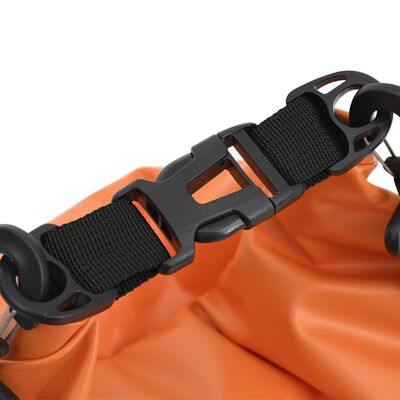 vidaXL ūdens soma ar rāvējslēdzēju, oranža, 30 L, PVC