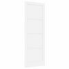 vidaXL Iek&scaron;telpu durvis 83 x 232 cm Saplāksnis Balts