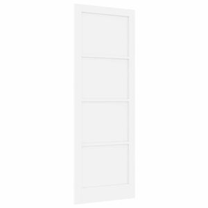 vidaXL Iek&scaron;telpu durvis 83 x 232 cm Saplāksnis Balts