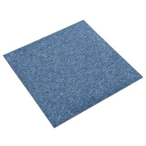 vidaXL Paklājs 20 gab. Zila 50 x 50 cm 100% polipropilēns