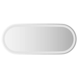 vidaXL vannasistabas spogulis ar LED, 90x40 cm, ovāls