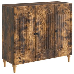 vidaXL Puse Kūpināts ozols 89 x 34,5 x 80 cm Inženierijas koks