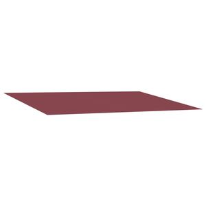 vidaXL Markīzes rezerves audums Burgundijas sarkanais 400 &times; 300 cm