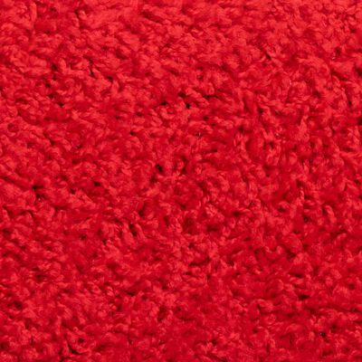 vidaXL kāpņu paklāji, 15 gab., 56x17x3 cm, sarkani