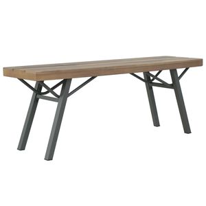 vidaXL dārza sols, 120 cm, akācijas masīvkoks