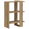vidaXL Grāmatu plaukts 2 līmeņi 52 x 25 x 71,5 cm Inženierijas koks
