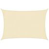 vidaXL saulessargs, 160 g/m&sup2;, krēmkrāsas, 2x2,5 m, HDPE