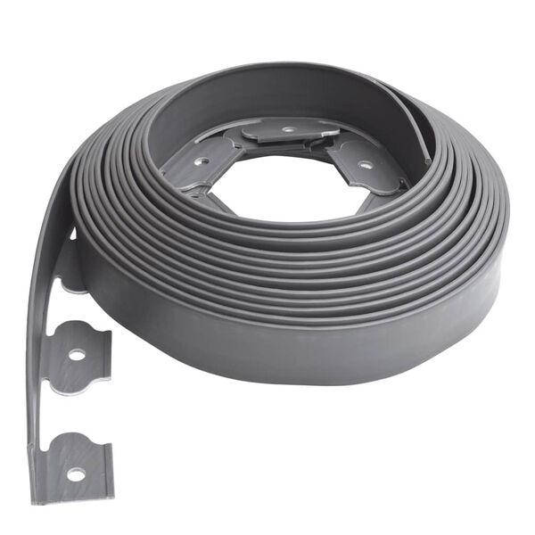 Nature dārza apmale, 5 cm x 10 m, pelēka