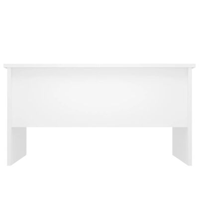 vidaXL kafijas galdiņš, balts, 80x50x42,5 cm, inženierijas koks