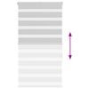 vidaXL žalūzijas zebra 80x100 cm auduma platums 75,9 cm poliesters
