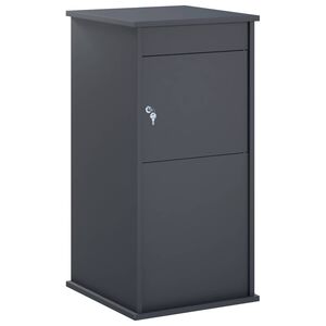 vidaXL pastkastei Antracīta 50 x 52 x 100 cm Tērauds