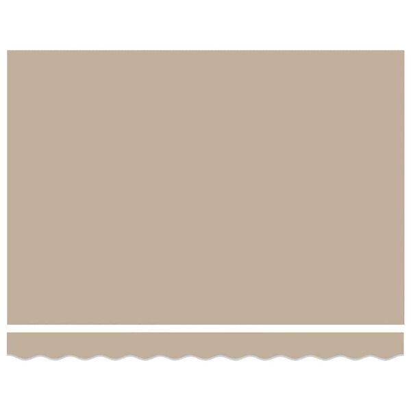 vidaXL Izvelkams jumtiņ&scaron; Bē&scaron;a 350 x 250 cm Poliesters un metāls