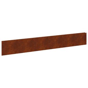 vidaXL Zāliena Apmale 20 gab. 100 x 15 cm Tērauds Rūsa