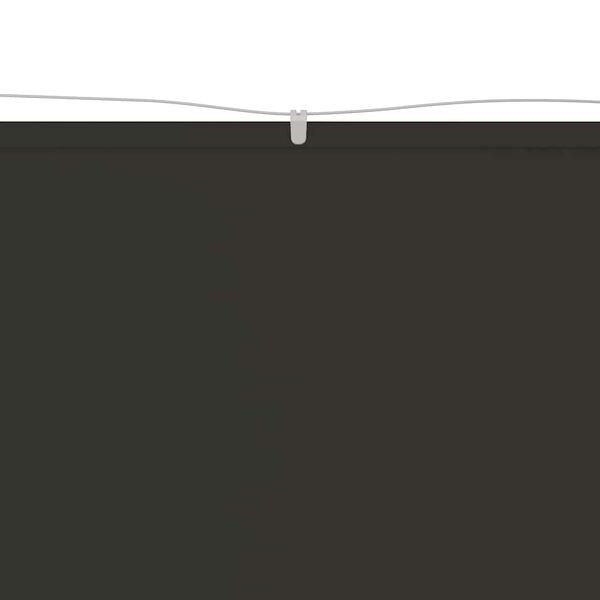 vidaXL vertikāla markīze, antracītpelēka, 60x800 cm, Oksfordas audums