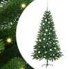 vidaXL Ziemassvētku eglīte su 150 LED ar statīvu Zaļa 150 cm PE