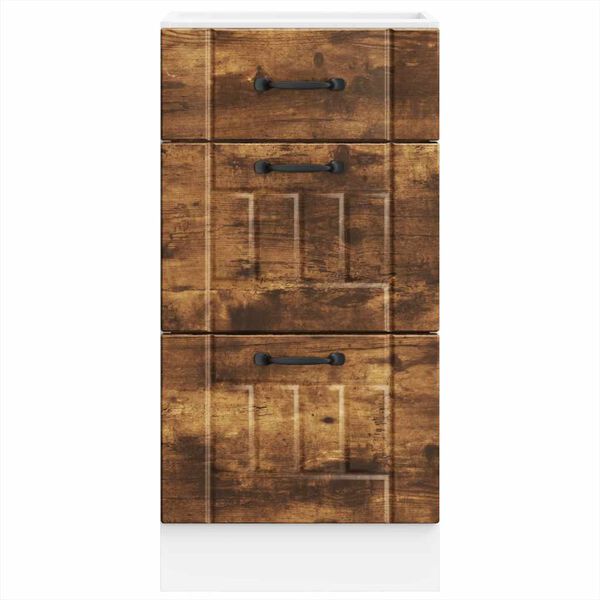 vidaXL virtuves apak&scaron;ējai skapītis, Lucca, ozolkoka krāsa