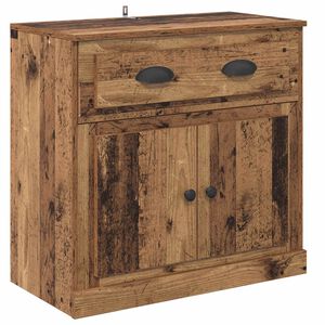 vidaXL Augstais skapītis ar atvilktni Vecs koks 70 x 35,5 x 67,5 cm