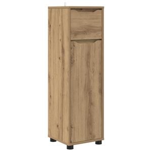 vidaXL Vannas istabas skapītis Artisānā ozols 30,5 x 30 x 101 cm
