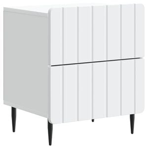 vidaXL Nakts skapītis Balts 43 x 34,5 x 49,5 cm Inženierijas koks