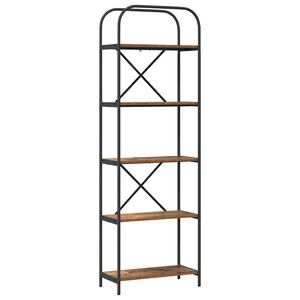 vidaXL Grāmatu plaukts 5 līmeņi 60 x 30 x 183 cm Inženierijas koks
