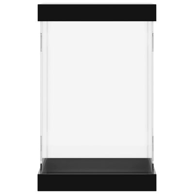 vidaXL vitrīnas kaste, caurspīdīga, 14x14x22 cm, akrils
