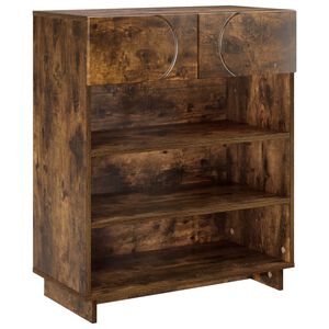 vidaXL Apavu skapis 73 x 38 x 87,5 cm Kompozītkoks Kūpināts ozols