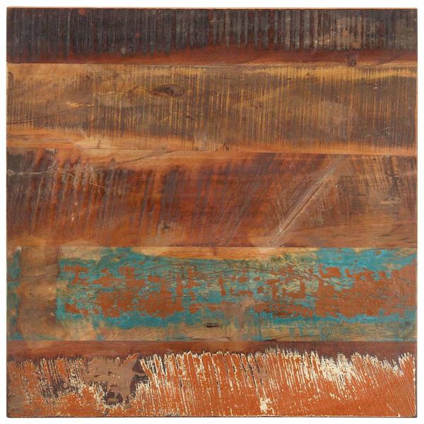 vidaXL galda virsma, kvadrāta, 60x60 cm, 25-27 mm, pārstrādāts koks