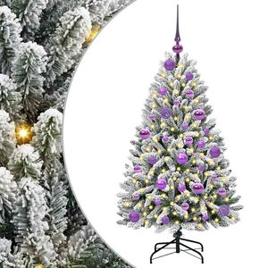 vidaXL Mākslīgā Ziemassvētku eglīte 120 cm 150 LED Silti balts