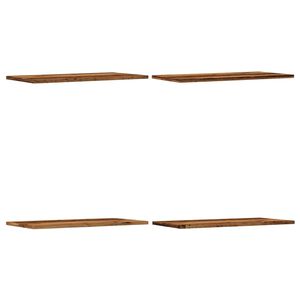 vidaXL sienas plaukti 4 gab. veca koka 60x30x1,5 cm inženierijas koks