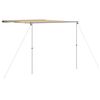 vidaXL kempera un treilera nojume, 2,4x3x2,15 m, bē&scaron;a