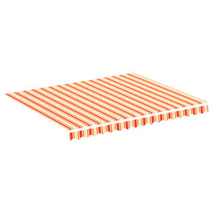 vidaXL nojumes maiņas jumts, dzeltens un oranžs, 300x250 cm, poliesters