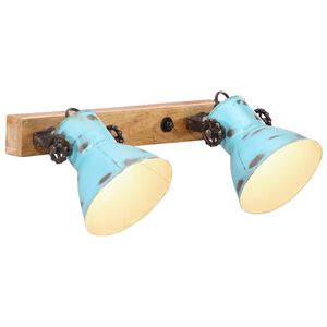 vidaXL sienas lampa, 25 W, bružāti zila, 45x25 cm E27