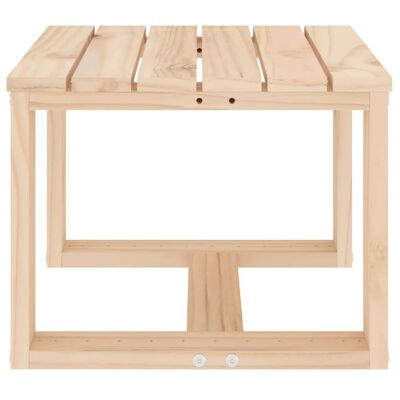 vidaXL dārza galds, 40x38x28,5 cm, priedes masīvkoks