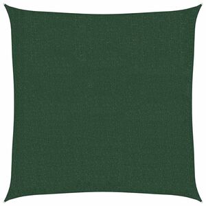 vidaXL saulessargs, 160 g/m&sup2;, tum&scaron;i zaļ&scaron;, 2x2 m, HDPE