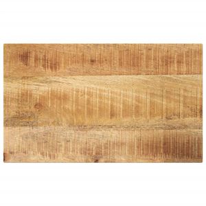 vidaXL galda virsma, 40x20x3,8 cm, taisnstūrveida, masīvkoks, raupj&scaron; mango koks