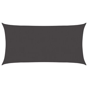 vidaXL Saulessargs Antracīta 2 x 6 m HDPE