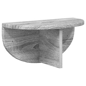 vidaXL Sienas plaukts Pie sienas Pelēks Sonoma 38 x 19 x 19 cm